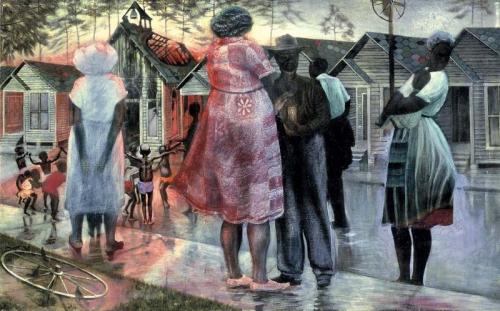 John Biggers - Shotgun, Third Ward #1 (1966)