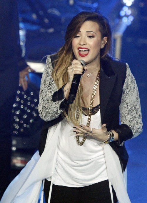 Demi performing at KOKO in London