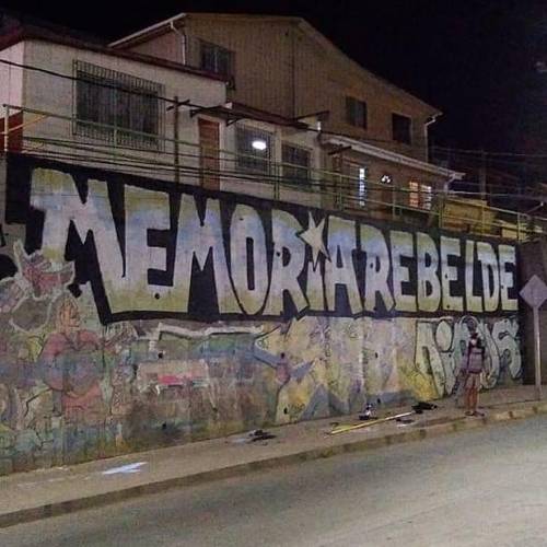 “Rebel Memory’‘ Painted in Lota, Chile on 29th of March 2020 as a tribute to the V