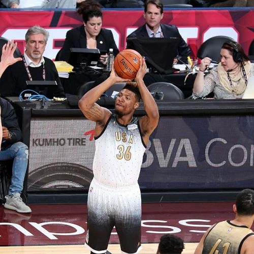 Marcus Smart at the Rising Stars Challenge.