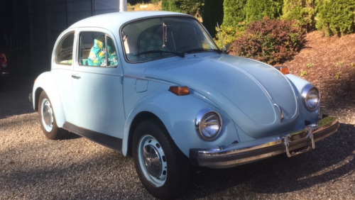 What do you think of my girl?? She’s a 1974 Volkswagen Superbeetle.