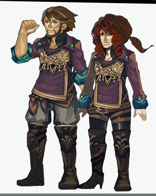 I really needed to finish up my two neato privateer-type characters with their matching uniforms and