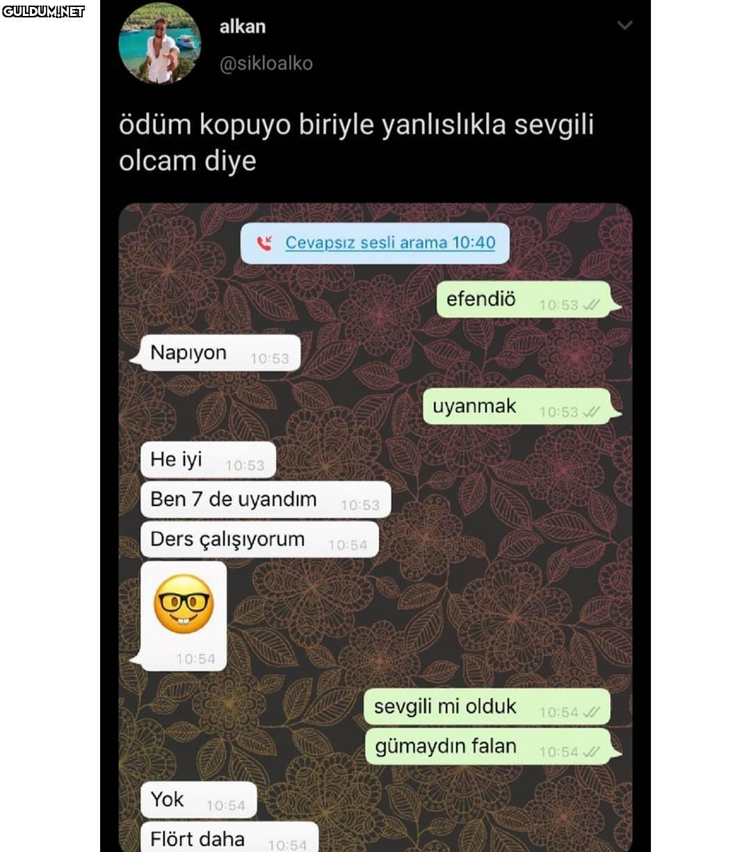 Heyecan yapmış aq uyanmak...