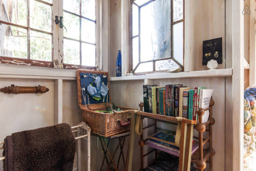 treehauslove: Swallowtail Magic Grove Treehouse. A treehouse in its own tiny eucalyptus tree forest.