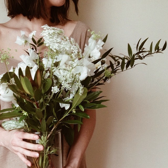 gillianstevens:  Such beautiful blooms to wake up to. A special treat from a friend.
