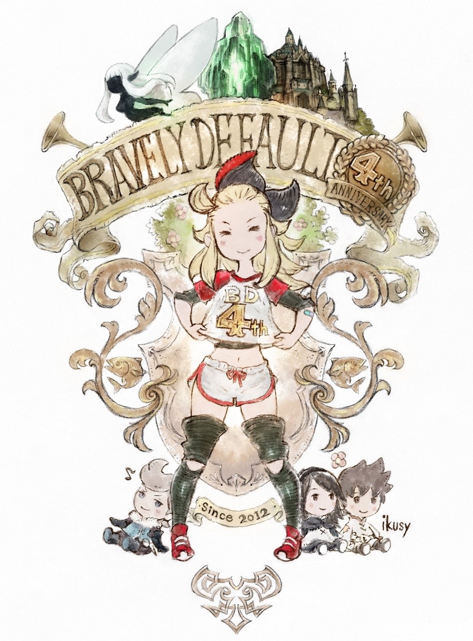 Bravely Default (Tiz Arrior, Ringabel, Edea Lee, Agnès Oblige