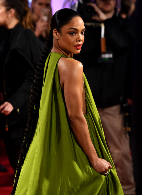 dailytessa:Tessa Thompson attending the European premiere of Creed II on November 28, 2018