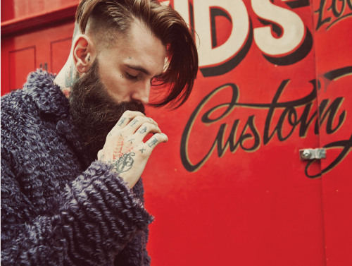 beardifulbeards:  stonehairsalon:  Ricki Hall for L’officiel MagazinePhotographer: Olgac Bozalp Hair: John Mullan for Nude Agency at Stone HairStylist: Eilidh Greig Mua: Charlotte Reid  Model: Ricki Hall @ Nevs London  beardifulRicki, you’re killing