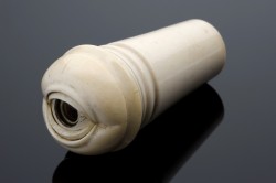 camembertlythere:  historyarchaeologyartefacts:  Carved ivory and horn model of an eye, European, c. 1800-1900. [4256x2832]  