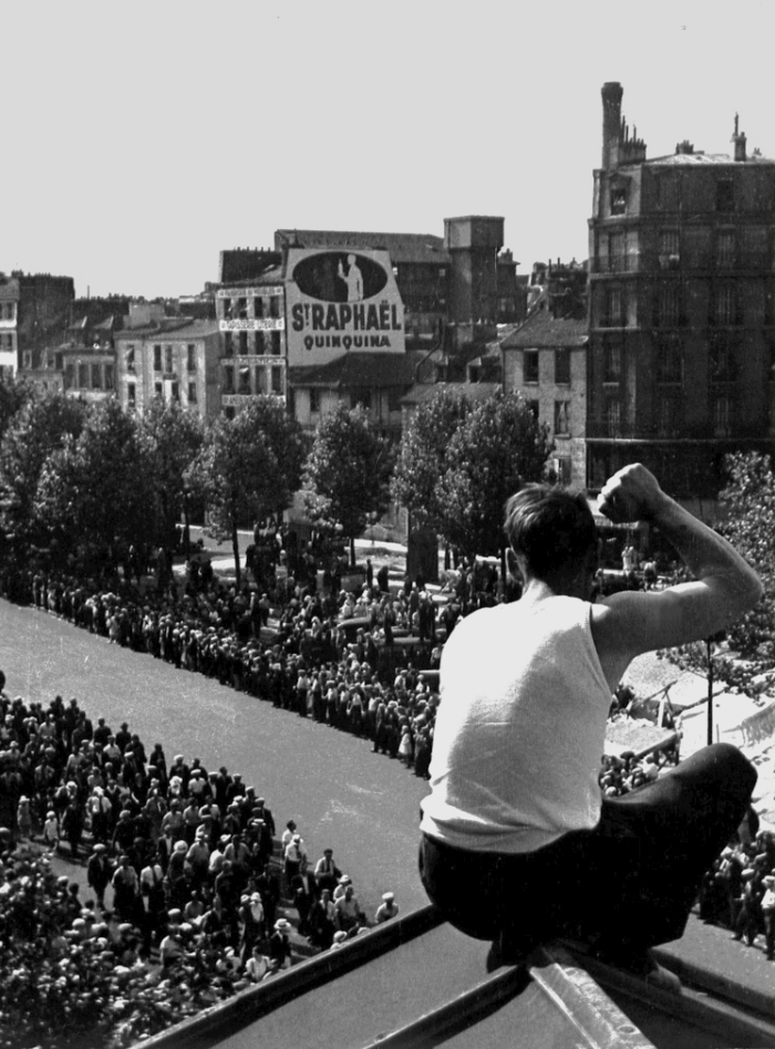 kvetchlandia:  Fred Stein     Popular Front Demonstration, Paris     1936 
