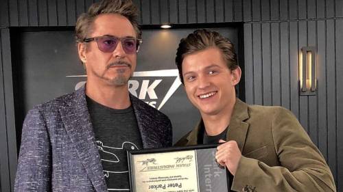 Tom Holland & Robert Downey Jr. + spoken by the media pt. 1