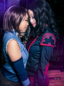 rondickles:  imyoursempai:  My and my friend basicbakadesu had a Korraasami shoot!photography by whenwasthistakenif you have the time please check out my fb page Lulu Cosplay  Hey ricebunnytaco