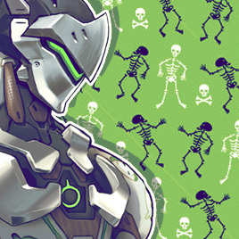 undergroundmindpalace:    spoopy overwatch icons [overwatch ladies here] + more under