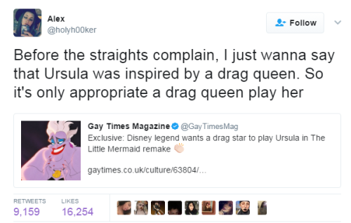 runthatbymeonemoretime:dresmith:bellaxiao:Important!I knew it!!! Love love love Ursula!Not only was 