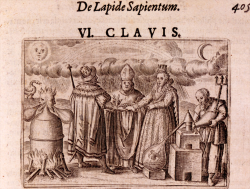magictransistor:Matthaeus Merian. The Twelve Keys of Basil Valentine. Musaeum Hermeticum. 1678.The B