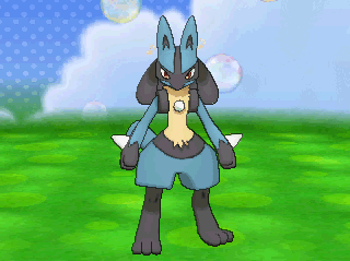 shinycaterpie:Pokemon Amie - LucarioRequested by Zee