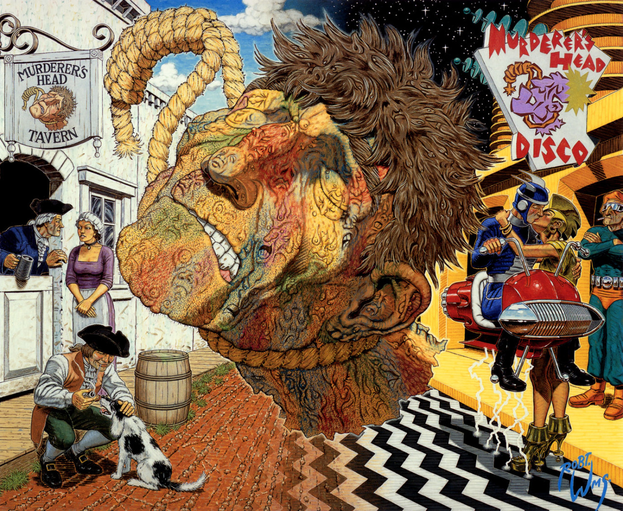 cross-connect:  The Father of ‘Lowbrow’ and Pop-Surrealism Robert Williams Robert