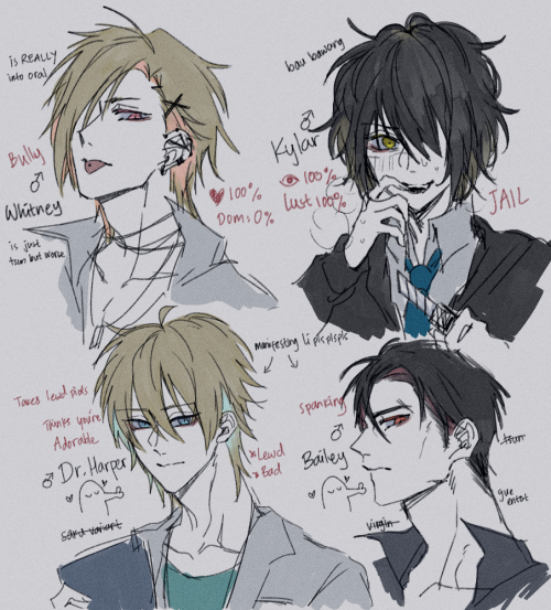 My Version Of Some Lis And NPCs That I Like. And Bonus Of How I Draw The Eyes For Them (I Like Drawing