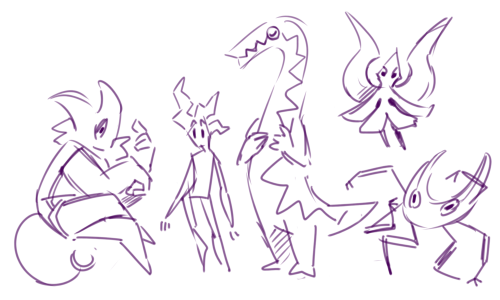 More of my abstract children. These have a tiny amount of setting for them, but it’s almost irreleva