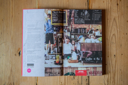 The South West Coffee Guide have used one of my shots from Bosca Nova cafe for their opening spread 