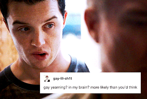 milkovichs:

ian & mickey + text posts [insp.] #i’ll cry and crumble  #these are so funny and slkfmdngmwmmgrnhmtntntngnfnd #gifsets#meme #ian x mickey