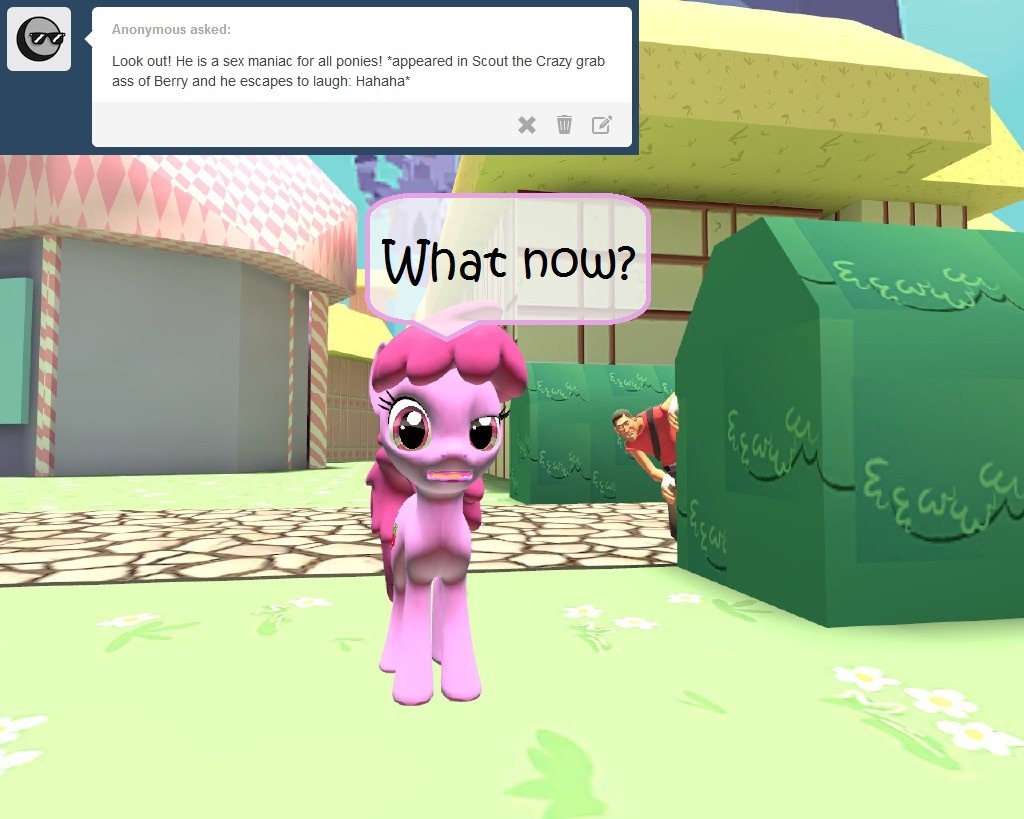 asktrixandberry:  Berry: No one touches my plot, expect Colgate!  xD