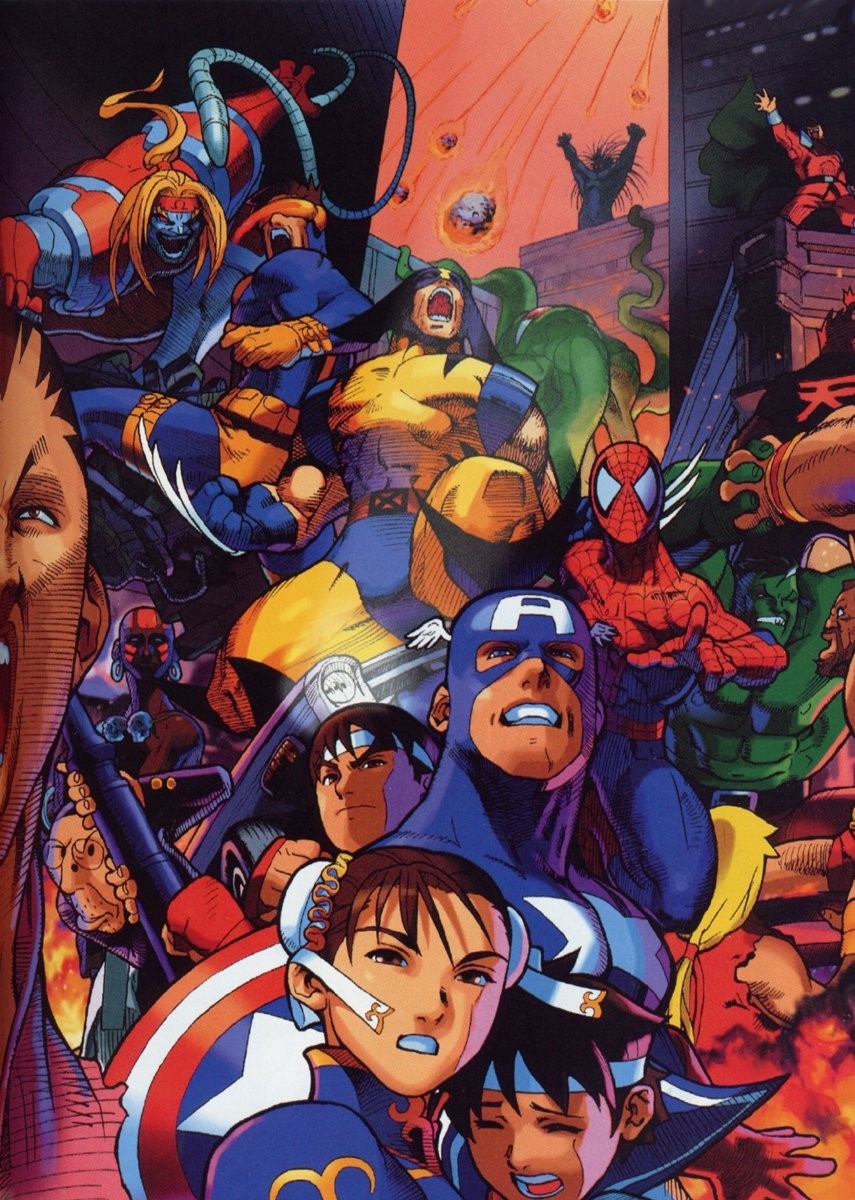 jthenr-comics-vault:  MARVEL SUPERHEROES VS. CAPCOM 2