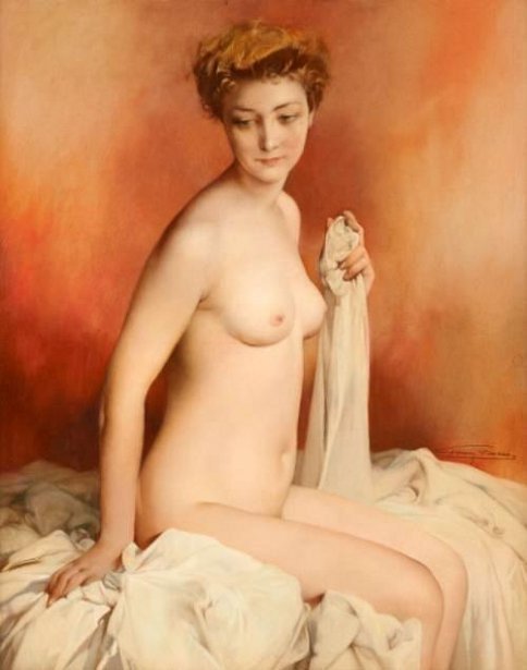 artbeautypaintings:  Jeunesse - Firmin Baes 