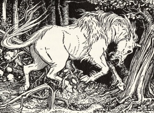 Illustrations from Joseph Jacobs’ European Folk and Fairy Tales by John D. Batten (1916)