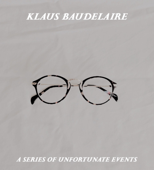 asoue week: day two, favorite major character → klaus baudelaire klaus baudelaire, the middle c