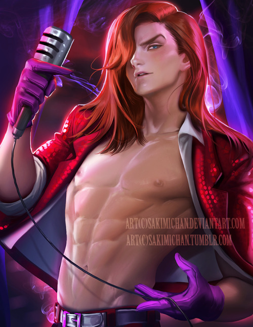 sakimichan:  New/oldmore of my Female into male pieces *_* twist on an old classic lol. My take on male Jessica Rabbit .