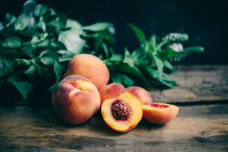 sweetoothgirl:  Cornbread with Peaches and