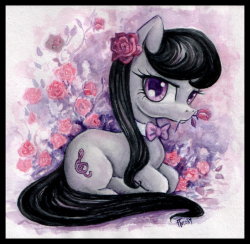 mlpfim-fanart:  Octavia by ~Turonie  Pretty