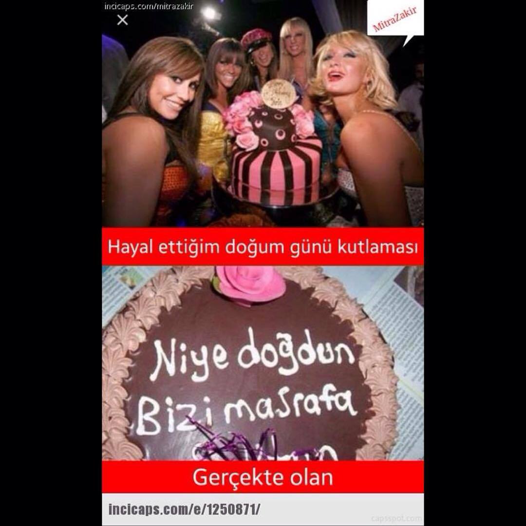 Hayal ettiğim doğum günü...