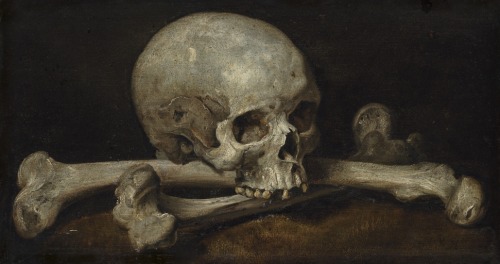 blackpaint20:gvstradamvs:MEMENTO MORIPhilips Gijsels1650 (Netherlands) A Memento Mori with a skull a