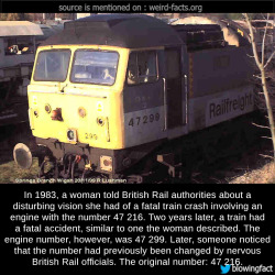 mindblowingfactz:    In 1983, a woman told