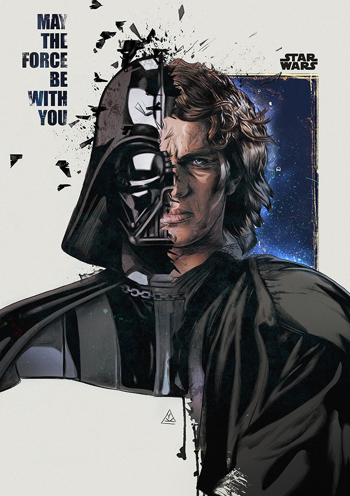 tiefighters:  Anakin SkywalkerCreated by Aykut Aydoğdu  