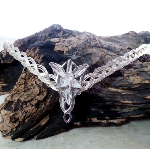 Evenstar Celtic Weave Circlet Crown Tiara- Ian’s latest design now available at percirclets.etsy.com