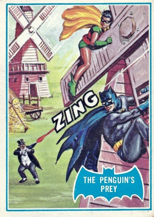 ZING! I already posted Batman trading cards a few weeks ago, but couldn’t pass up on this one.