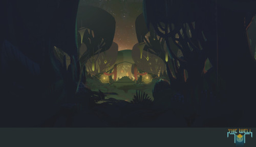thecollectibles:    Concept art for The Well by Daniel Stultz