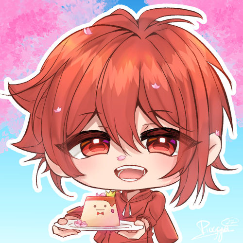 I forgot to upload mah art for some while ._:Welp at least let’s eat some ousama purin at home