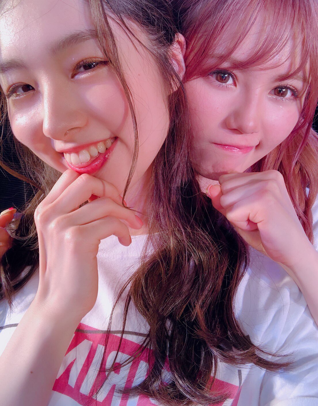 akb48-komi:  Komi with Sahhoo~Saho-san is the new captain of Team B♡♡♡