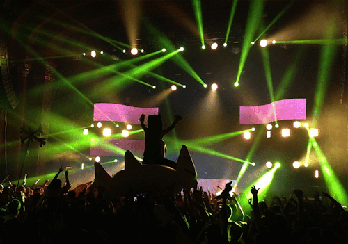 inphektdpixlz:  I rocked out to Bassnectar last night, at the Memorial Auditorium in Sacramento. It was so incredibly amazing! The Bass was vibrating my whole body so hardcore that it felt like a massage. I took some pics with my phone and made some gifs.