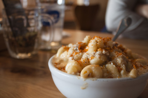 mac and cheese from the burger bar on north avenue