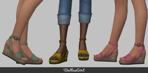 EA Island WedgesHi Y'all!These are a mesh edit of the sandals from Island Life with detailed feet.  