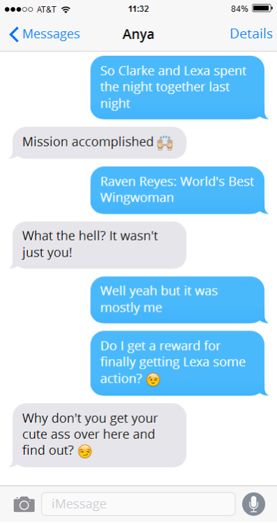 modern100au: Based on a prompt from anonymous:Raven and Anya (badass power couple) decide to set u