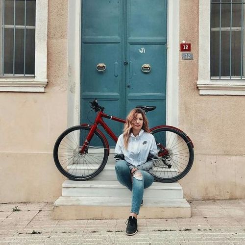 blog-pedalnorth-com:@maria.puderrr just enjoying the simplicity of cycling #globalcycling #happy #c