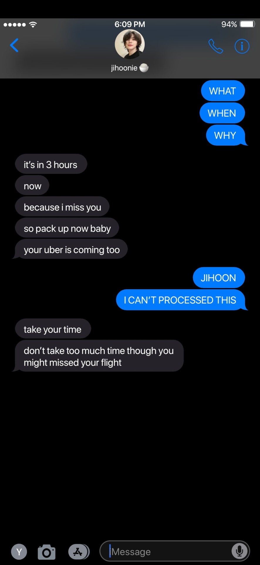 Bf Texts With Seventeen! Hyung Line