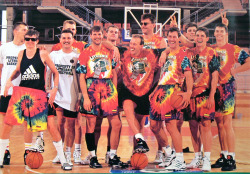 mattfractionblog:  The Lithuanian 1992 basketball team failed to gain state funding to compete in the Barcelona Olympics. Greg Speirs and the Grateful Dead helped out with the uniforms.They won bronze. 