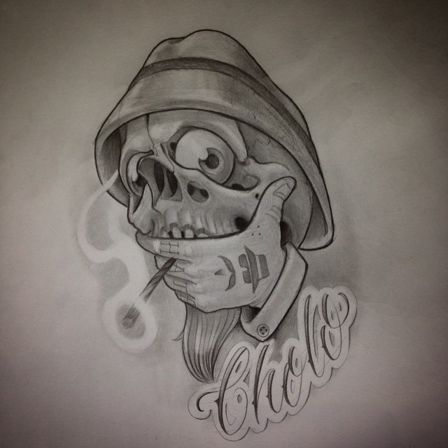 FrankeTat2 — #cholo #chicano #chicanoart #tattooidea...